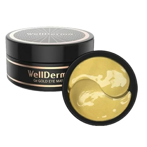 Гидрогелевые патчи Wellderma для глаз Ge Gold Eye Mask в магазине milli.com.ru