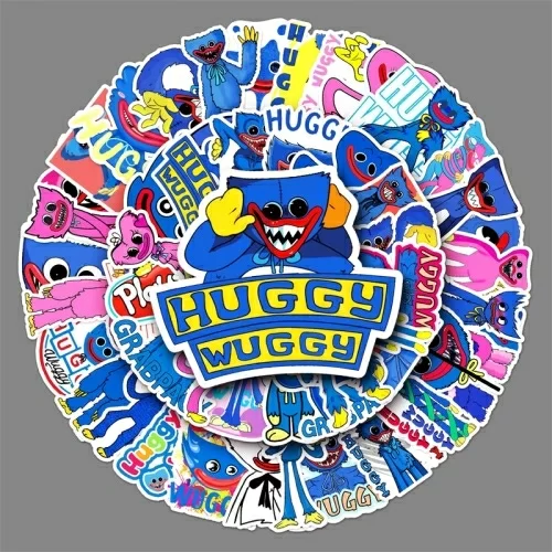 Стикеры наклейки Milli Huggy Wuggy 50шт в магазине milli.com.ru