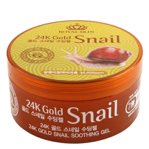 Гель для лица и тела Royal Skin 24K Gold Snail 300мл в магазине milli.com.ru