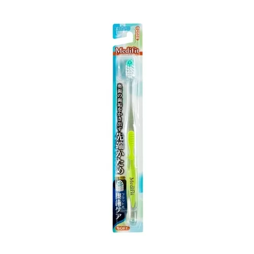 Зубная щетка Ebisu с плоским срезом щетинок, мягкая в магазине milli.com.ru