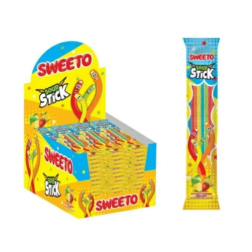 Мармелад Sweeto Sour Stick Tutti Frutti 35г в магазине milli.com.ru