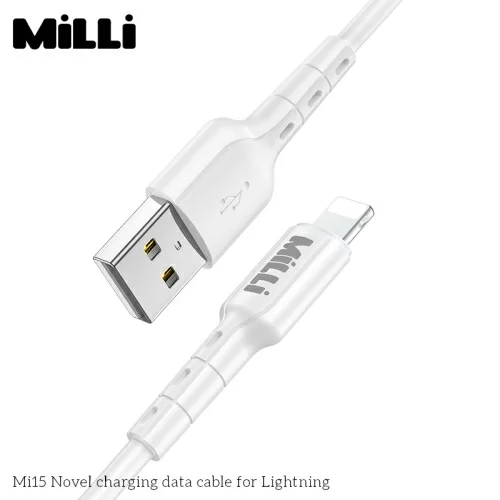 Кабель Lightning Milli Mi15 2.4A 1m в магазине milli.com.ru фото 9