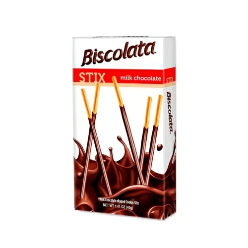 Палочки Biscolata покрытые молочным шоколадом с кокосовой стружкой 32г в магазине milli.com.ru