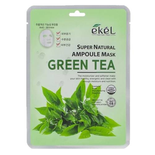 Маска для лица Ekel Green Tea Ampoule в магазине milli.com.ru