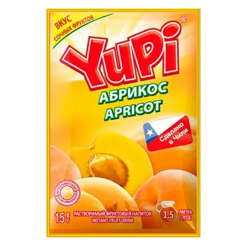 Растворимый напиток Yupi Абрикос в магазине milli.com.ru