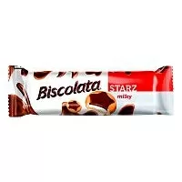 Печенье Biscolata Starz с молочным шоколадом 88г 
