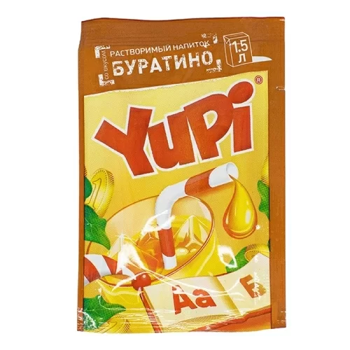 Растворимый напиток Yupi Буратино в магазине milli.com.ru