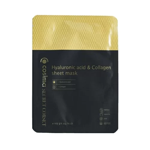Тканевая маска для лица Cosima с гиалуроновой кислотой и коллагеном в магазине milli.com.ru
