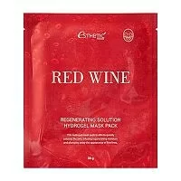 Гидрогелевая маска для лица Esthetic House Красное вино Red Wine Regenerating Solution Hydrogel 