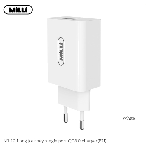 Сетевое зарядное устройство Milli Mi-10 QC3.0 в магазине milli.com.ru фото 3