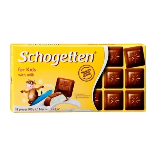 Шоколад Schogetten For Kids 100г в магазине milli.com.ru