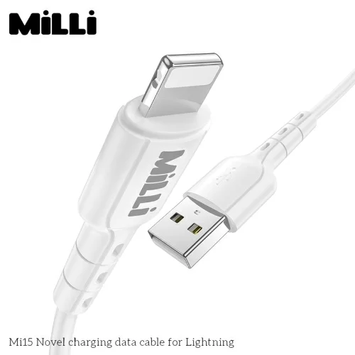 Кабель Lightning Milli Mi15 2.4A 1m в магазине milli.com.ru фото 8