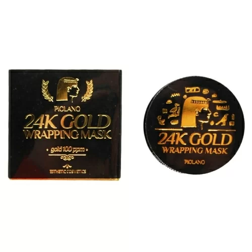 Маска для лица Esthetic House Золото Piolang 24k Gold Wrapping Mask 80мл в магазине milli.com.ru фото 2