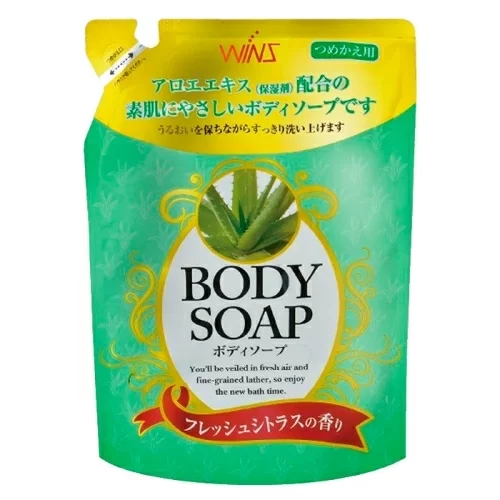Крем-мыло для тела Nihon Wins Алоэ 400мл в магазине milli.com.ru
