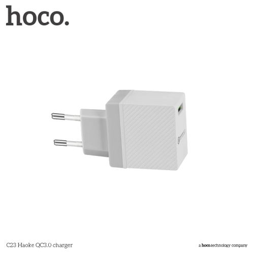Сетевое зарядное устройство Hoco C23 QC3.0 в магазине milli.com.ru фото 4