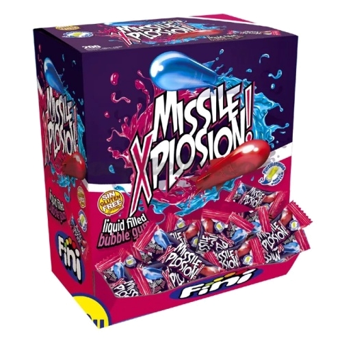 Жевательная резинка Fini missile xplosion в магазине milli.com.ru фото 2