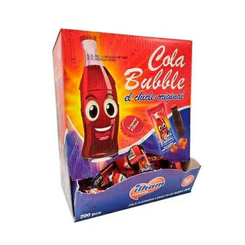 Жевательная резинка Ilham Sweets Cola bubble бутылка колы 4.6г в магазине milli.com.ru