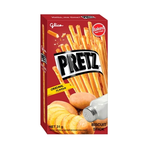 Соленые палочки Pretz со вкусом запечённой картошки 23г в магазине milli.com.ru