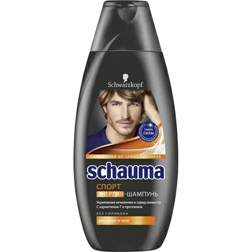 Шампунь Schauma Спорт для волос и тела  380 мл в магазине milli.com.ru