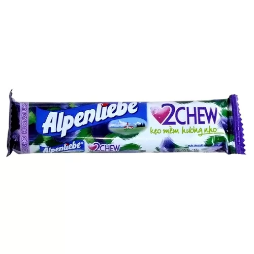Жевательная конфеты Alpenliebe с виноградным вкусом  в магазине milli.com.ru