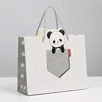 Пакет подарочный Milli Happy Panda 22*17 