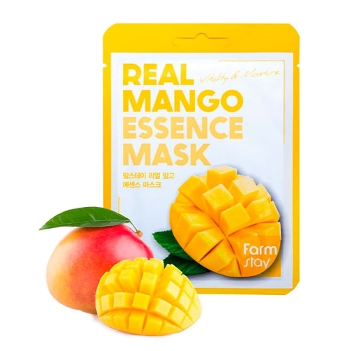 Тканевая маска для лица Farm Stay Real Mango в магазине milli.com.ru фото 2
