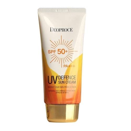 Солнцезащитный крем Deoproce UV Defence Sun Cream SPF50+ PA+++ 70г в магазине milli.com.ru