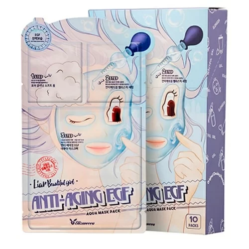 Тканевая маска для лица Elizavecca Anti-Aging EGF Aqua Mask Pack в магазине milli.com.ru