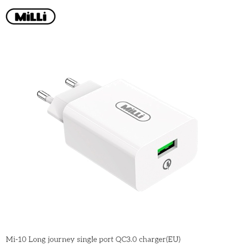 Сетевое зарядное устройство Milli Mi-10 QC3.0 в магазине milli.com.ru фото 2