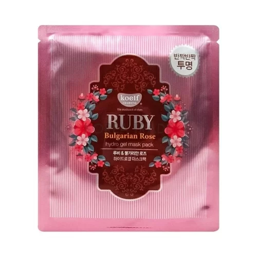 Гидрогелевая маска для лица Koelf Ruby Bulgarian Rose в магазине milli.com.ru