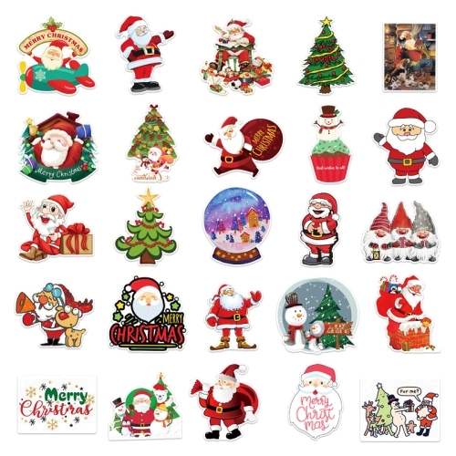 Стикеры наклейки Milli Merry Christmas 2023 50шт в магазине milli.com.ru фото 3
