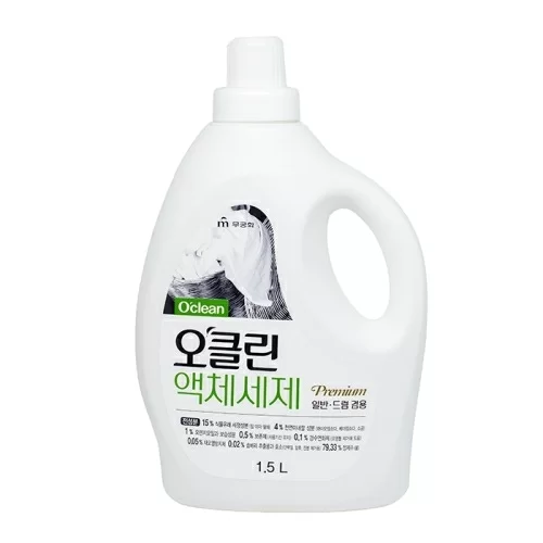 Жидкое средство Mukunghwa O’clean Liquid Laundry Detergent для бережной стирки 1500мл в магазине milli.com.ru