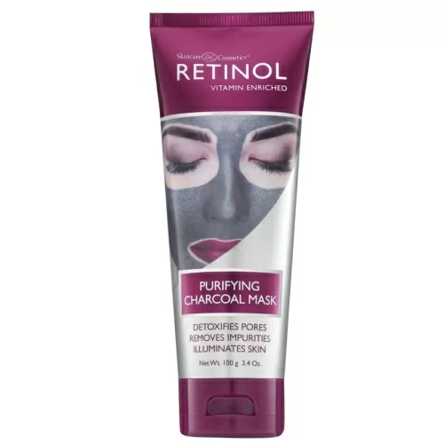 Минеральная маска для лица Retinol Очищающая на основе угля 100мл в магазине milli.com.ru