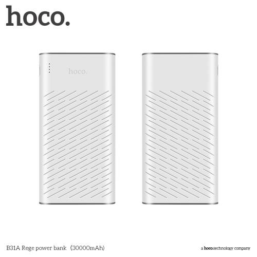 Портативный аккумулятор Hoco B31A 30000 mAh белый в магазине milli.com.ru