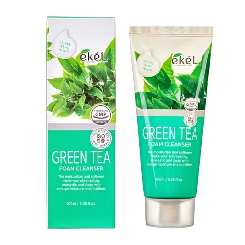 Пенка для умывания Ekel Green Tea Foam Cleansing 100мл в магазине milli.com.ru