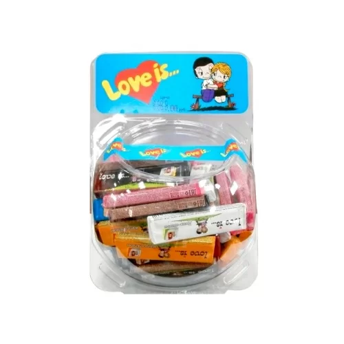 Жевательная конфета LOVE IS Ассорти 25г в магазине milli.com.ru