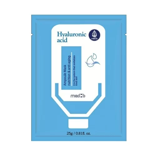 Ампульная маска для лица Medb Hyaluronic acid с гиалуроновой кислотой  в магазине milli.com.ru