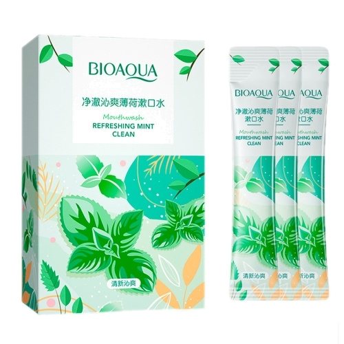 Ополаскиватель для рта Bioaqua Refreshing Mint BQY90836 в магазине milli.com.ru фото 3