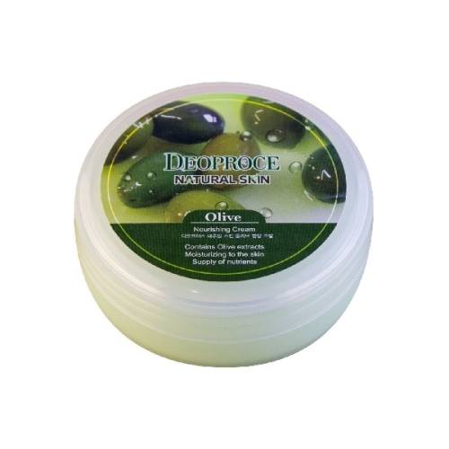 Крем для лица и тела на основе масла оливы Deoproce Natural Skin Olive Nourishing в магазине milli.com.ru