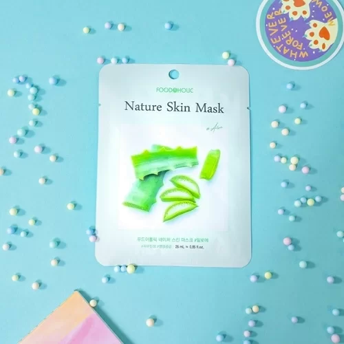 Маска для лица Foodaholic Nature Skin с экстрактом Алое в магазине milli.com.ru