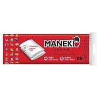 Подушечки ватные гигиенические Maneki Red 80шт 