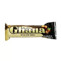 Шоколадный батончик Lotte Ghana Миндаль 50г 
