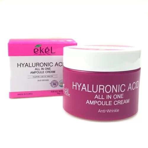 Крем для лица Ekel Hyaluronic Acid Ampoule 50мл в магазине milli.com.ru