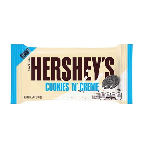 Белый шоколад с печеньем Hershey's cookies'n'creme в магазине milli.com.ru фото 2