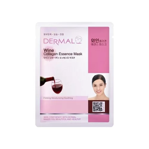 Косметическая маска Dermal с коллагеном и экстрактом красного вина в магазине milli.com.ru