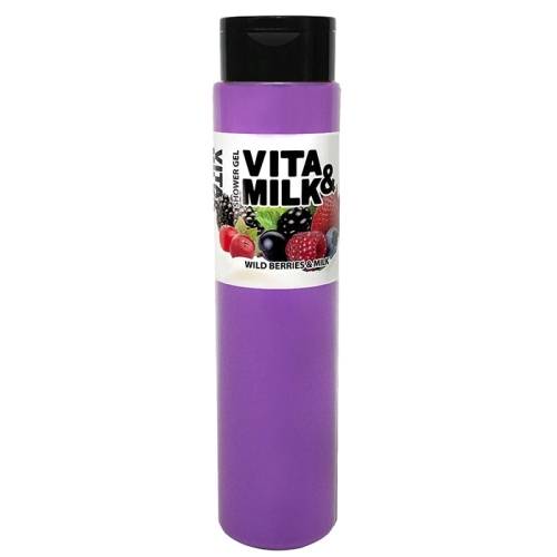 Гель для душа Vita&Milk Лесные ягоды и Молоко 350мл в магазине milli.com.ru