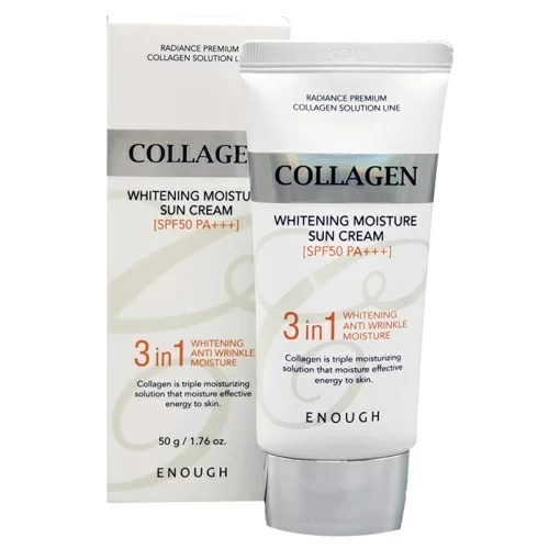 Солнцезащитный крем Enough Collagen 3in1 50мл в магазине milli.com.ru