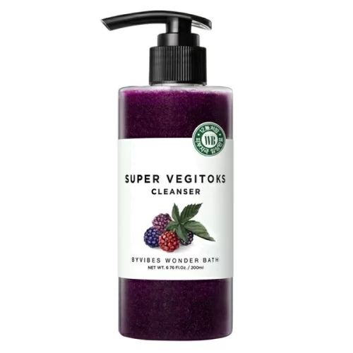 Пенка для умвания Chosungah Wonder Bath Super Vegitoks Сleanser Purple 300мл в магазине milli.com.ru