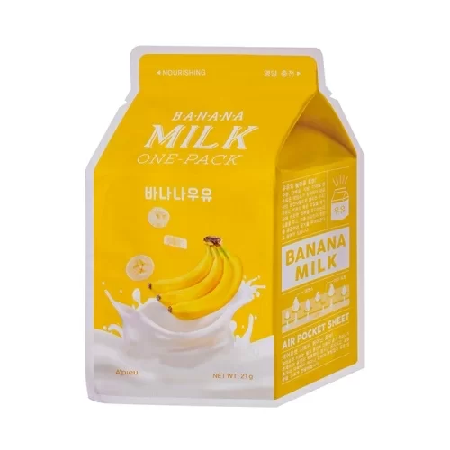 Тканевая маска Apieu Bannana Milk One-Pack 21г в магазине milli.com.ru