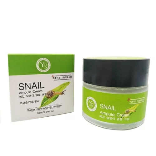 Крем для лица Ye Gam Top Face Snail Ampule Cream 70мл в магазине milli.com.ru